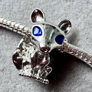 Blue Eye Fox Charm fits PANDORA‎